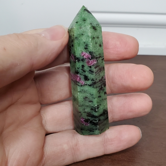 Ruby Zoisite Crystal Tower - Picture 8 of 10